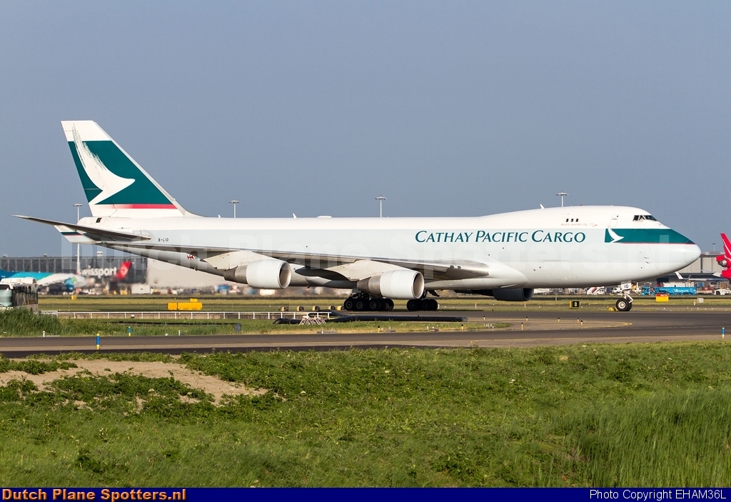 B-LID Boeing 747-400 Cathay Pacific Cargo by EHAM36L