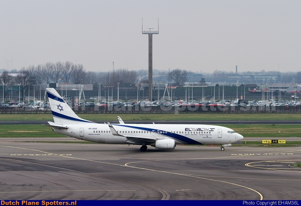 4X-EKF Boeing 737-800 El Al Israel Airlines by EHAM36L