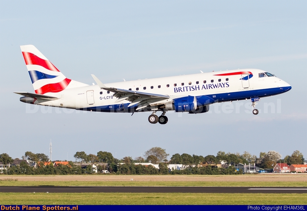 G-LCYG Embraer 170 BA CityFlyer (British Airways) by EHAM36L