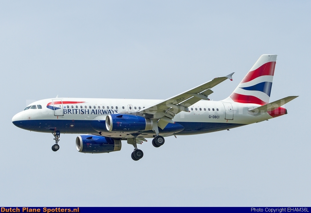 G-DBCI Airbus A319 British Airways by EHAM36L