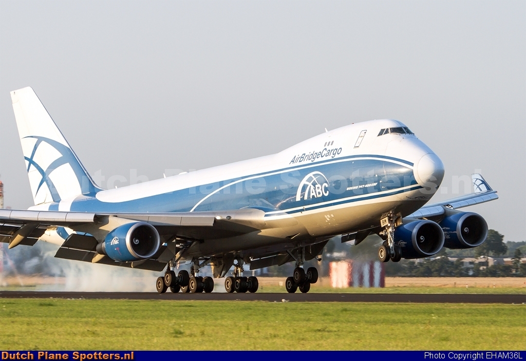 VP-BIM Boeing 747-400 AirBridgeCargo by EHAM36L