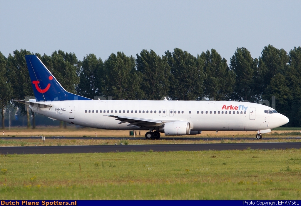 OM-AEX Boeing 737-400 AirExplore (ArkeFly) by EHAM36L