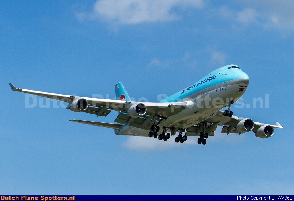 HL7605 Boeing 747-400 Korean Air Cargo by EHAM36L