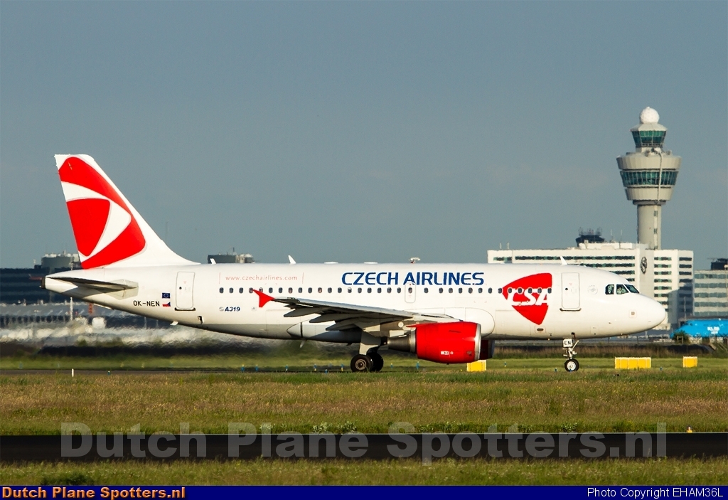 OK-NEN Airbus A319 CSA Czech Airlines by EHAM36L