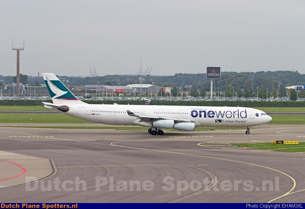 B-HXG Airbus A340-300 Cathay Pacific by EHAM36L