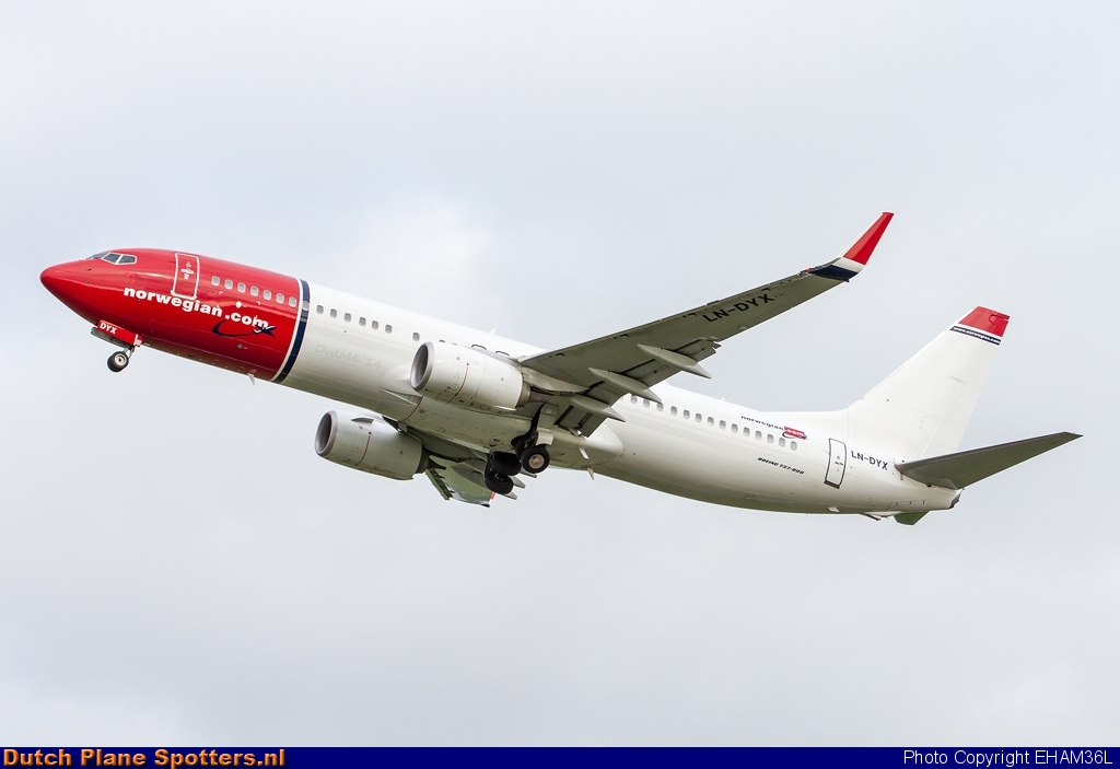 LN-DYX Boeing 737-800 Norwegian Air Shuttle by EHAM36L