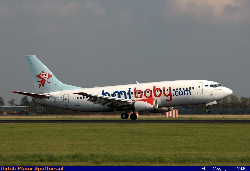G-TOYK Boeing 737-300 BMI Baby by EHAM36L