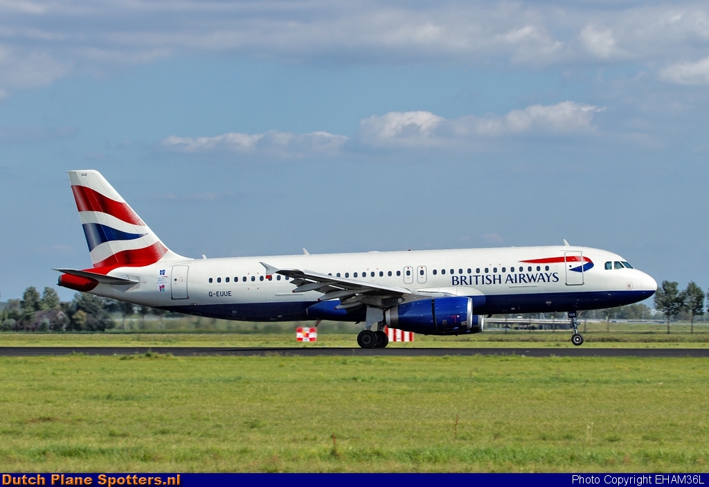 G-EUUE Airbus A320 British Airways by EHAM36L