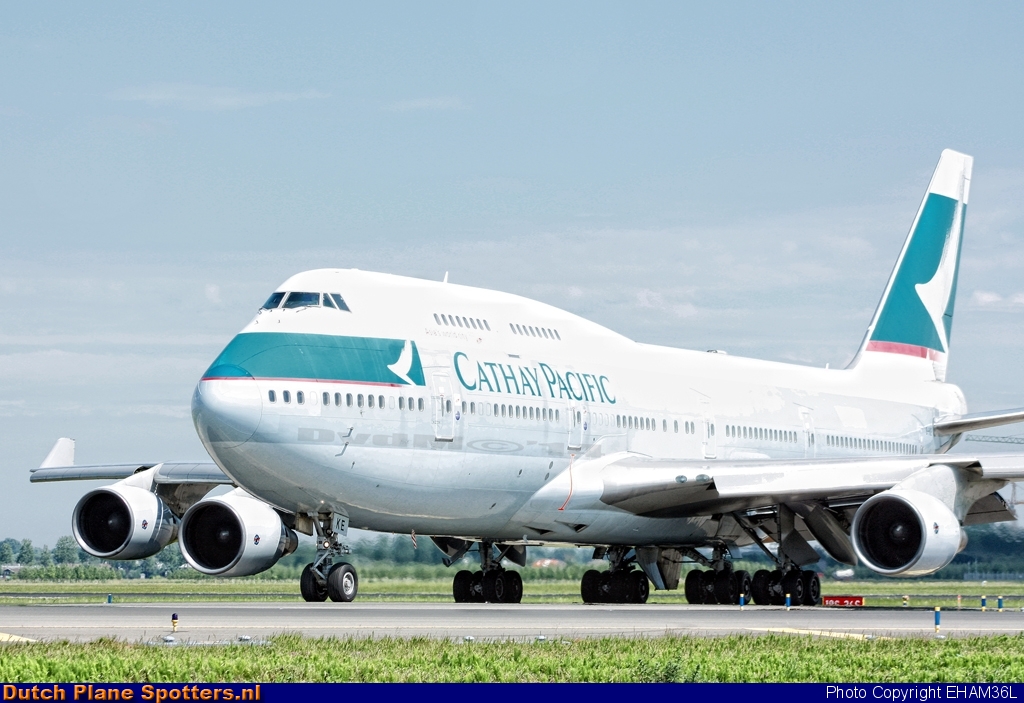 B-HKE Boeing 747-400 Cathay Pacific by EHAM36L