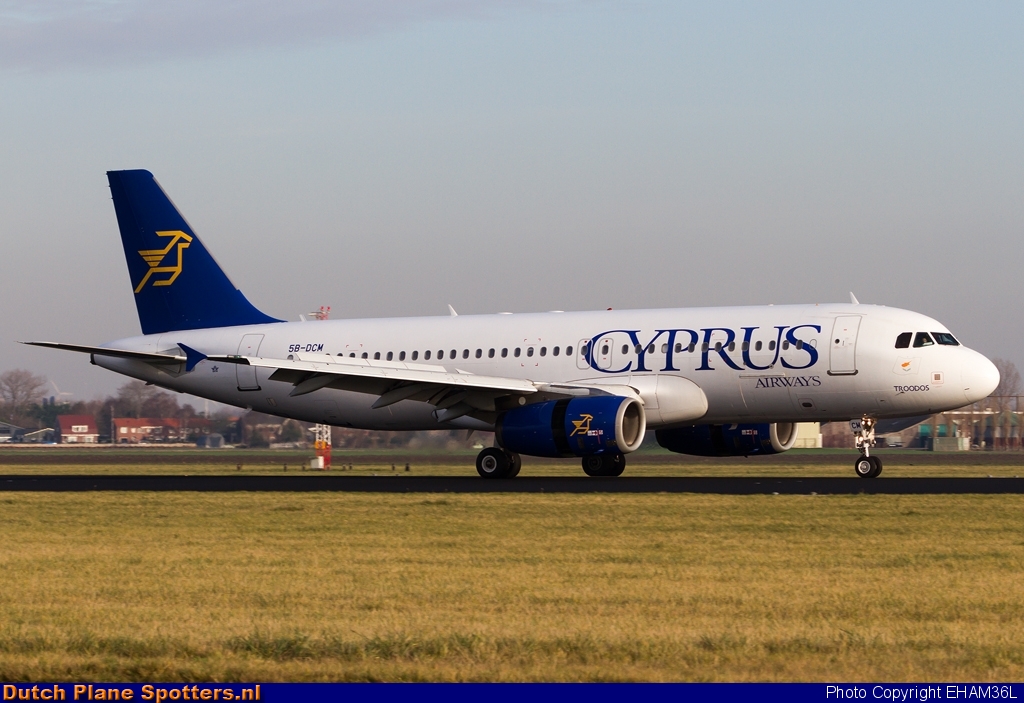 5B-DCM Airbus A320 Cyprus Airways by EHAM36L