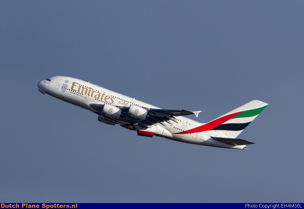 A6-EOA Airbus A380-800 Emirates by EHAM36L