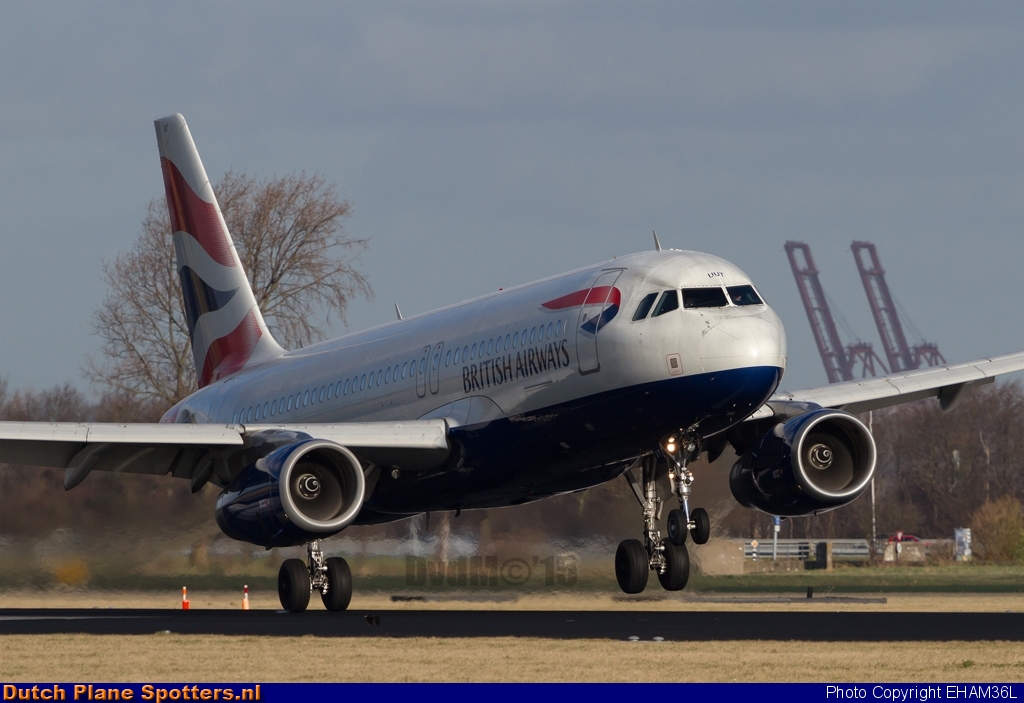 G-EUUT Airbus A320 British Airways by EHAM36L