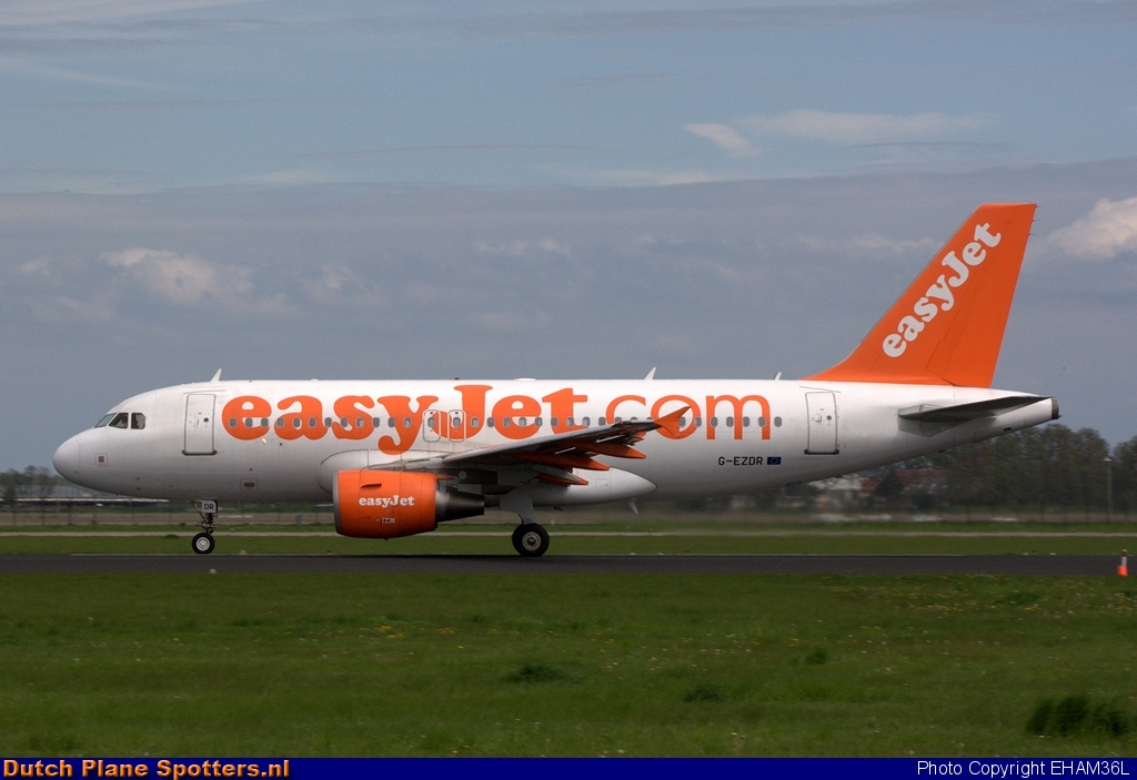 G-EZDR Airbus A319 easyJet by EHAM36L