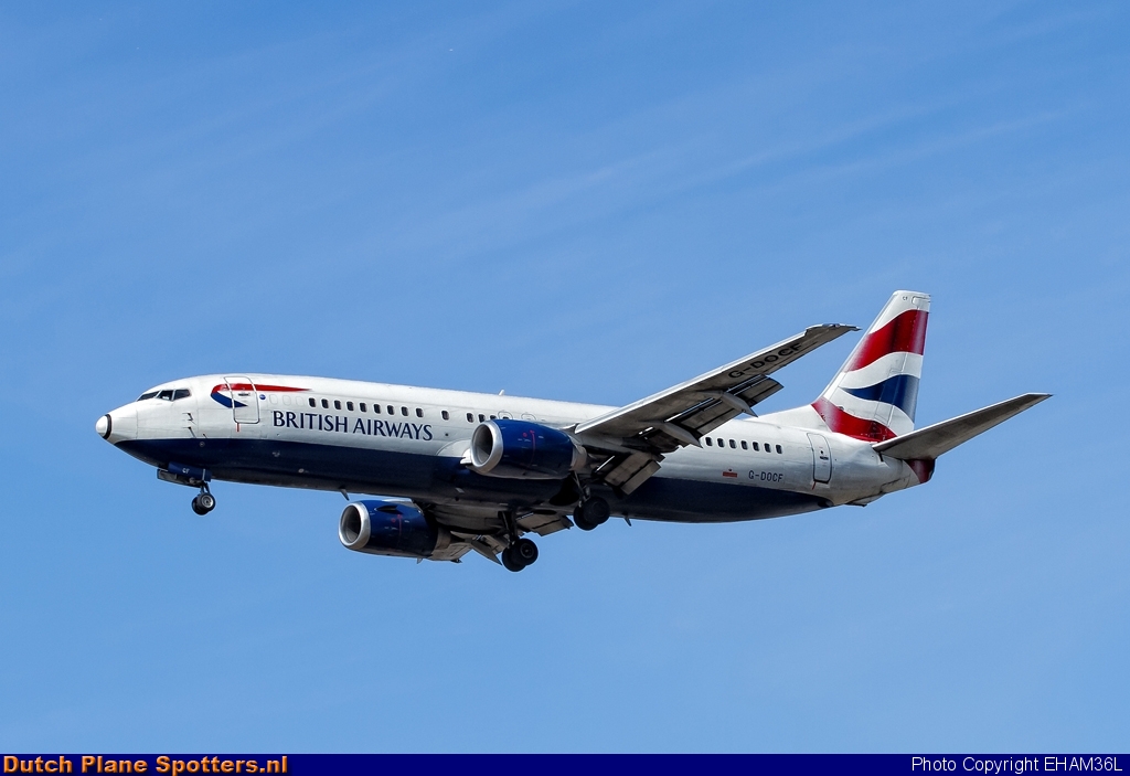 G-DOCF Boeing 737-400 British Airways by EHAM36L