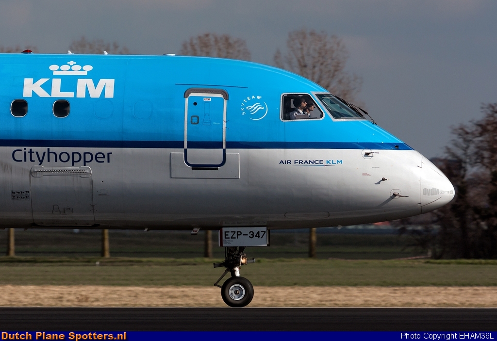 PH-EZP Embraer 190 KLM Cityhopper by EHAM36L