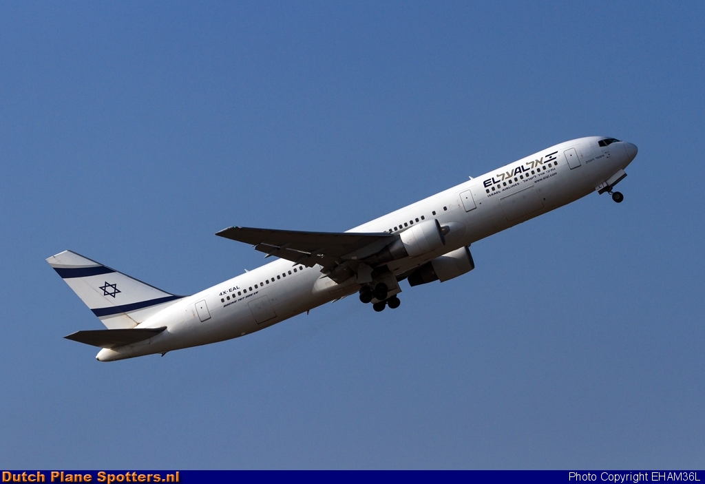 4X-EAL Boeing 767-300 El Al Israel Airlines by EHAM36L