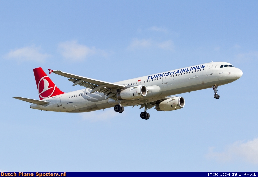 TC-JSM Airbus A321 Turkish Airlines by EHAM36L