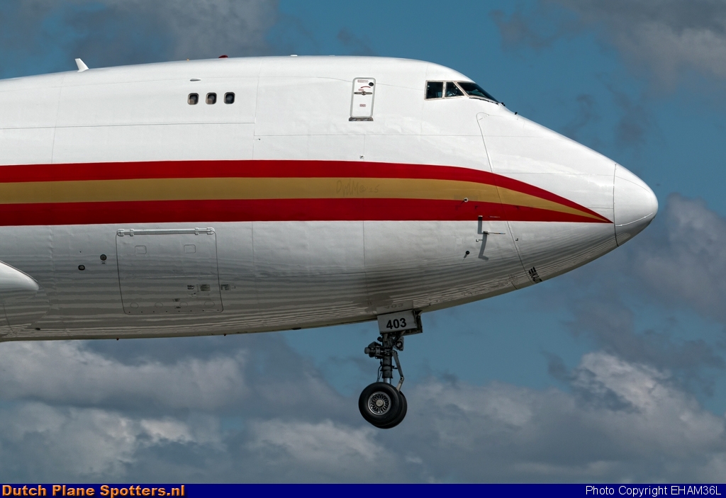 N403KZ Boeing 747-400 Kalitta by EHAM36L