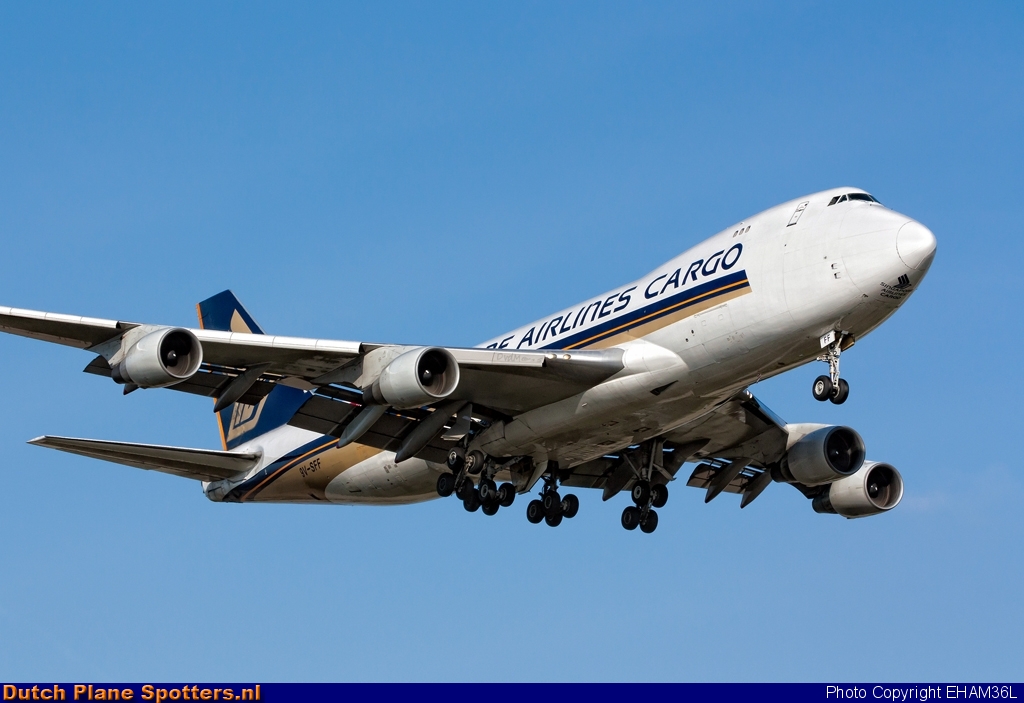9V-SFF Boeing 747-400 Singapore Airlines Cargo by EHAM36L