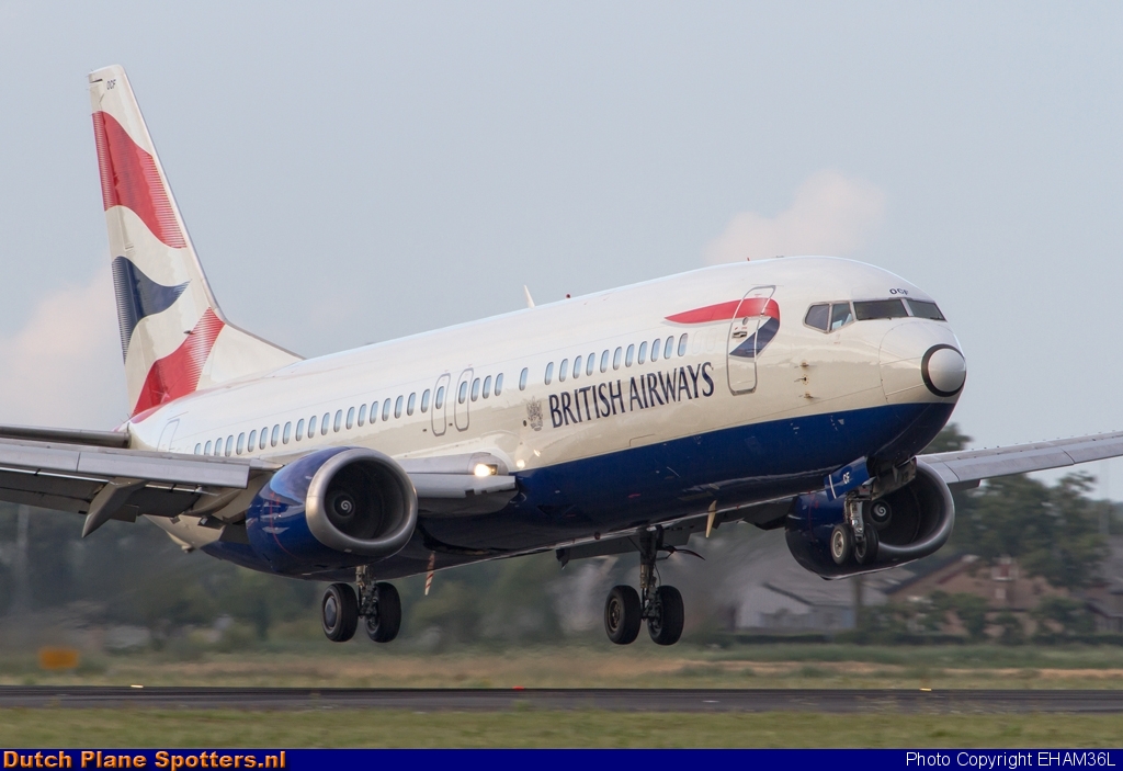 G-DOCF Boeing 737-400 British Airways by EHAM36L