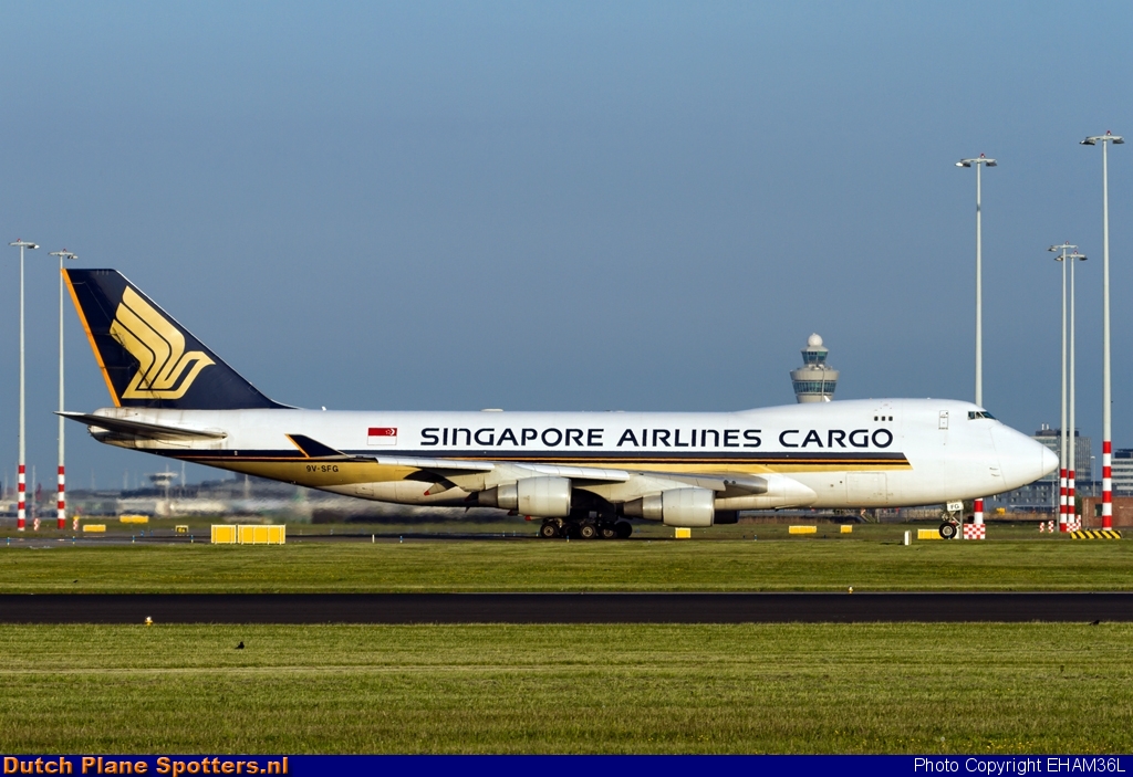 9V-SFG Boeing 747-400 Singapore Airlines Cargo by EHAM36L
