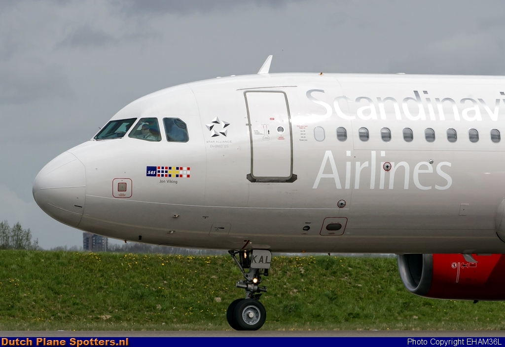 OY-KAL Airbus A320 SAS Scandinavian Airlines by EHAM36L