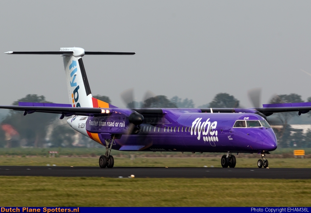 G-JEDR Bombardier Dash 8-Q400 Flybe by EHAM36L