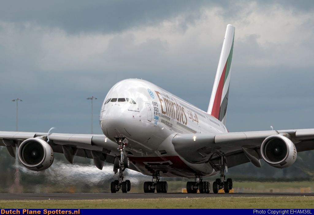A6-EOB Airbus A380-800 Emirates by EHAM36L