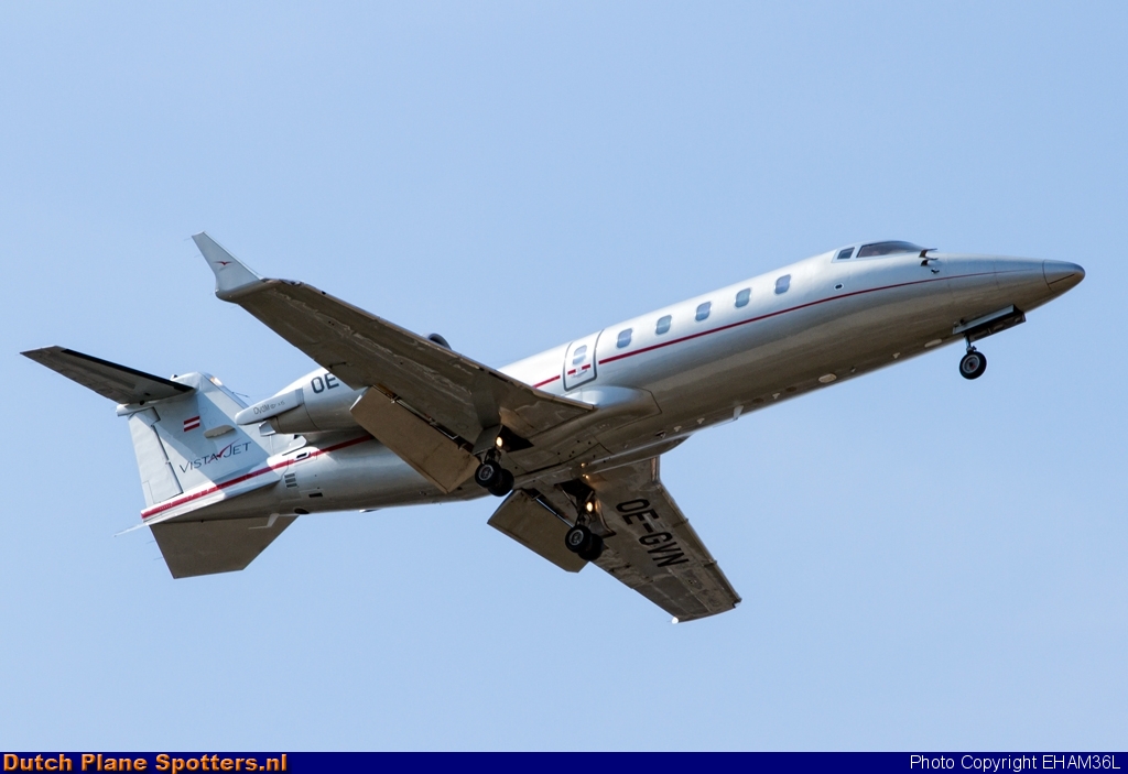 OE-GVN Learjet 60 Private by EHAM36L