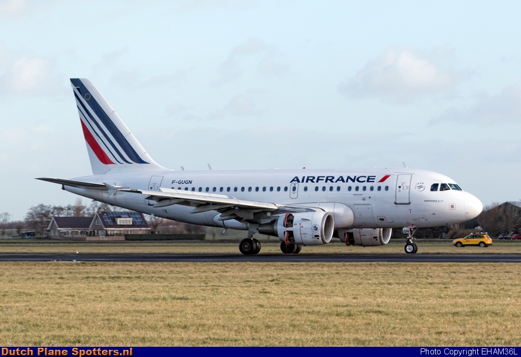 F-GUGN Airbus A318 Air France by EHAM36L