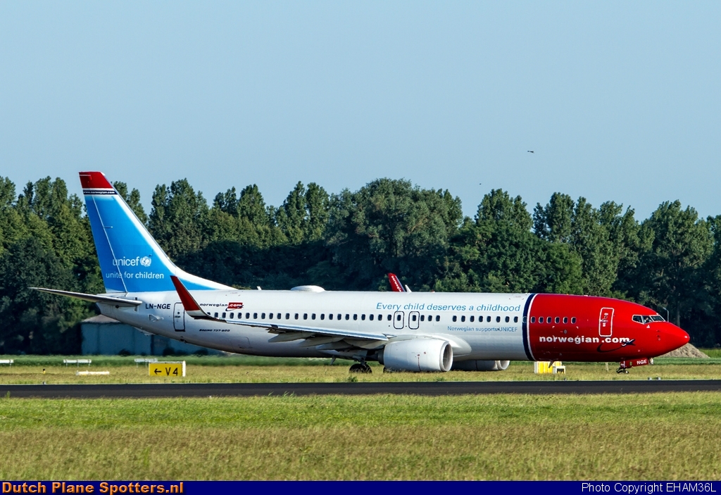 LN-NGE Boeing 737-800 Norwegian Air Shuttle by EHAM36L