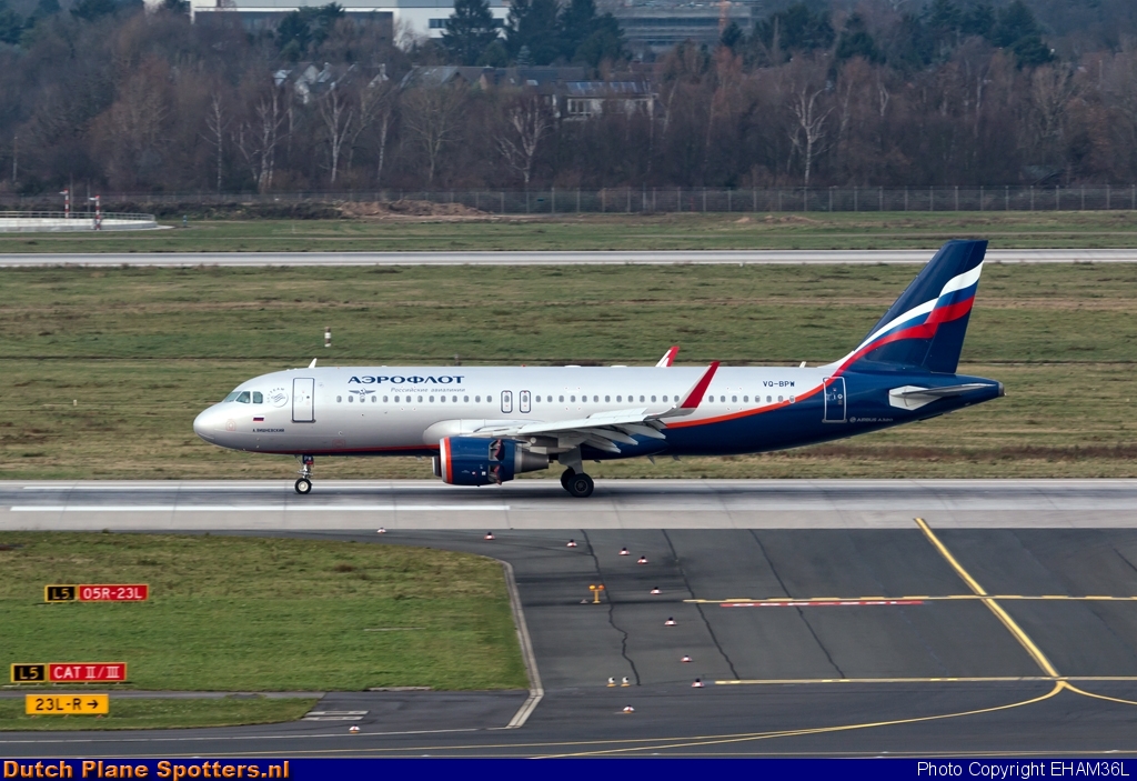 VQ-BPW Airbus A320 Aeroflot - Russian Airlines by EHAM36L