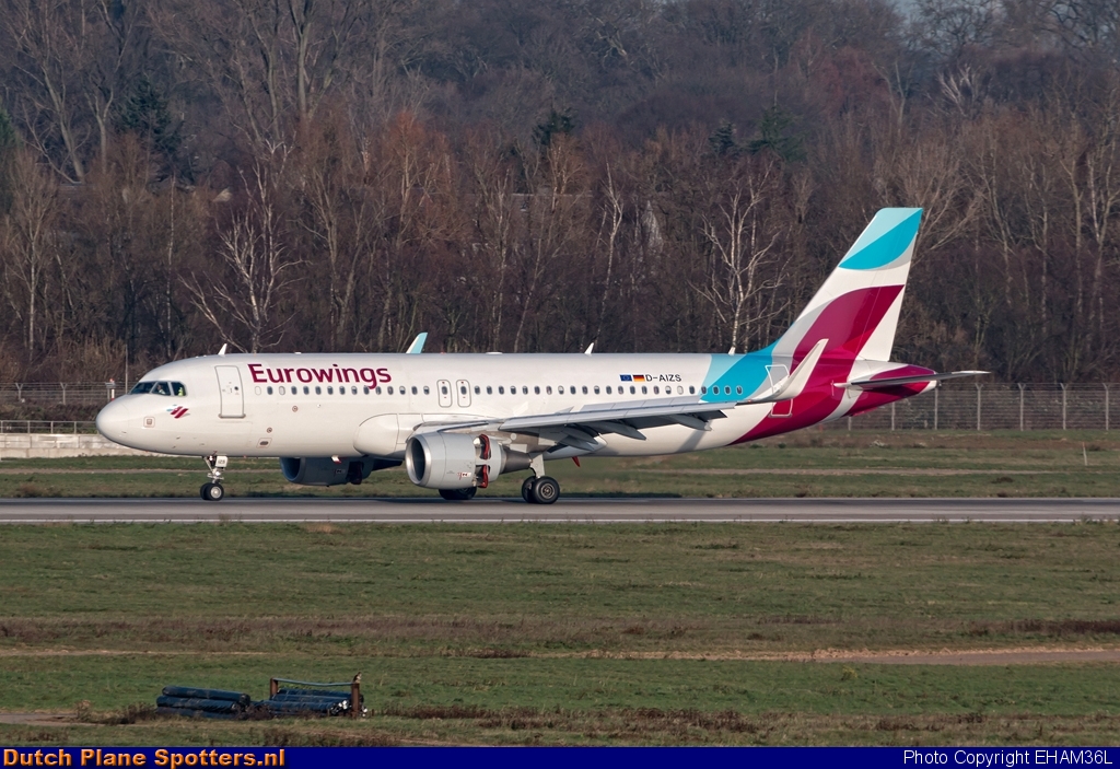 D-AIZS Airbus A320 Eurowings by EHAM36L