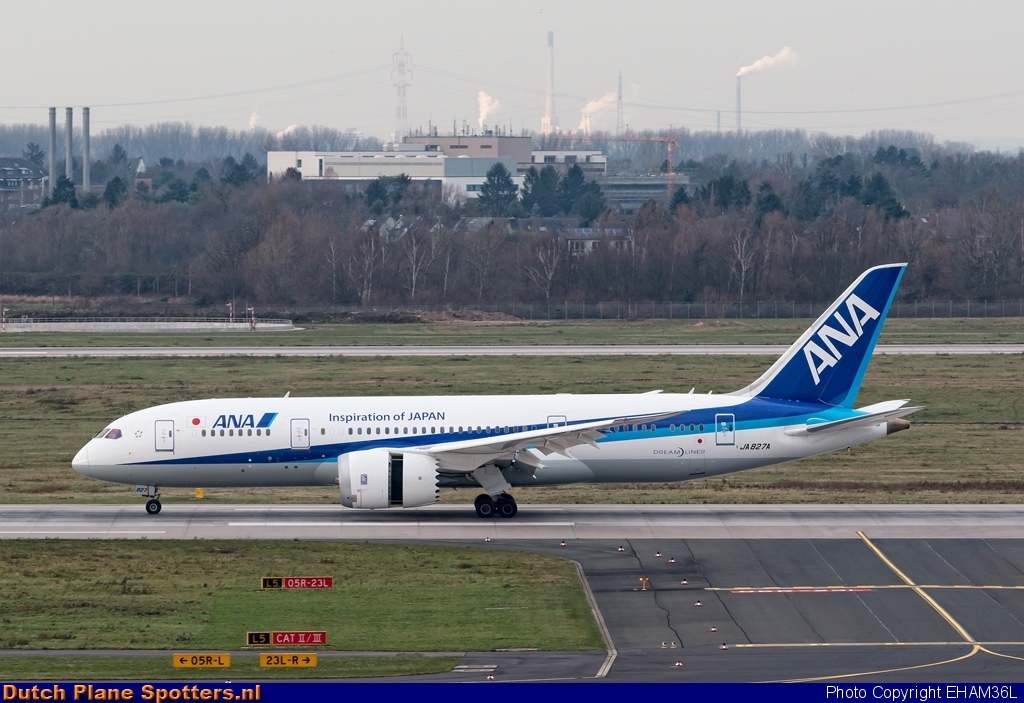 JA827A Boeing 787-8 Dreamliner All Nippon Airlines by EHAM36L