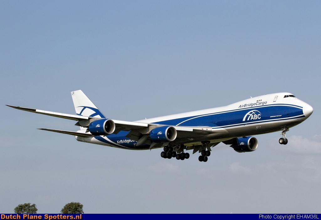 VQ-BLR Boeing 747-8 AirBridgeCargo by EHAM36L
