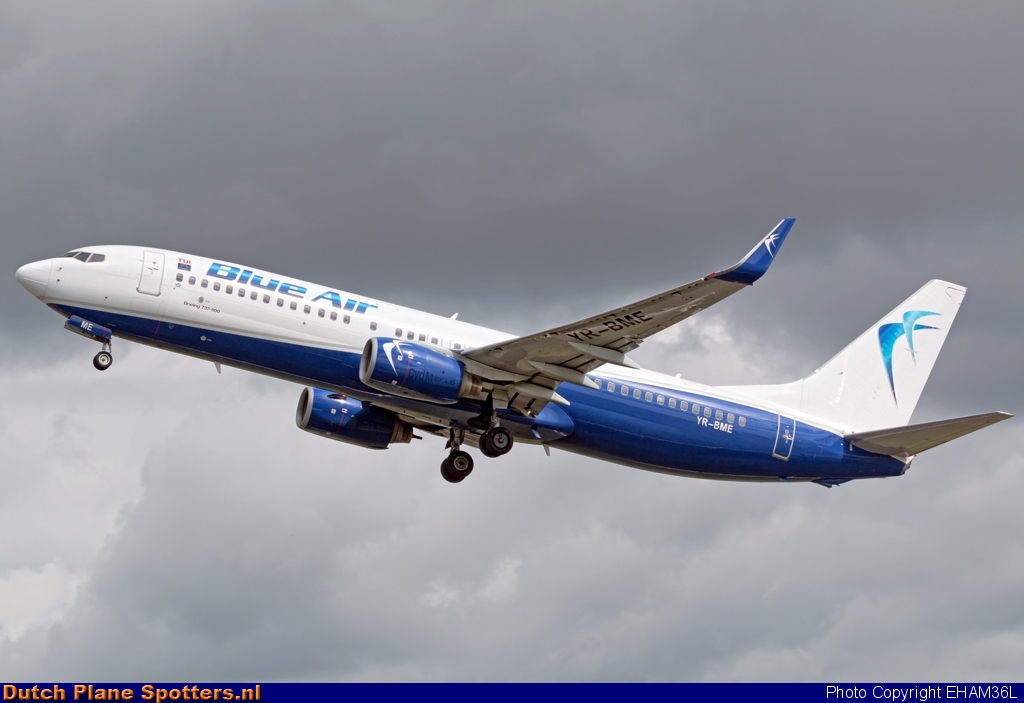 YR-BME Boeing 737-800 Blue Air by EHAM36L