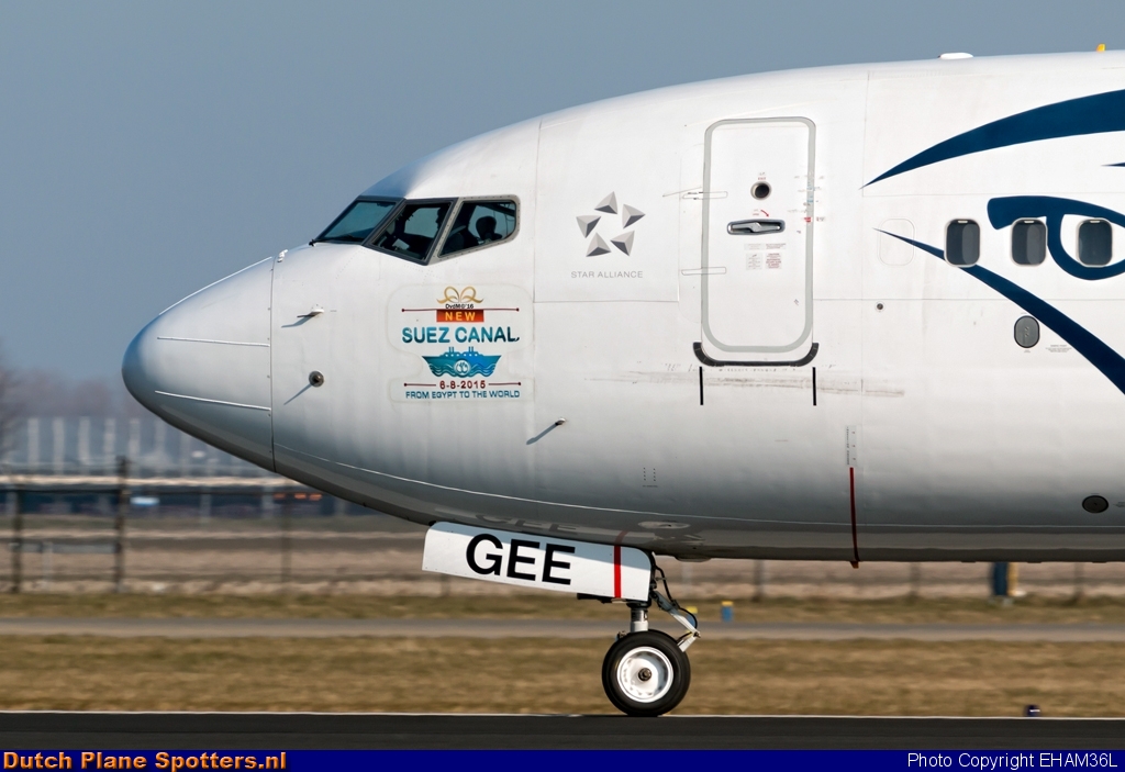 SU-GEE Boeing 737-800 Egypt Air by EHAM36L