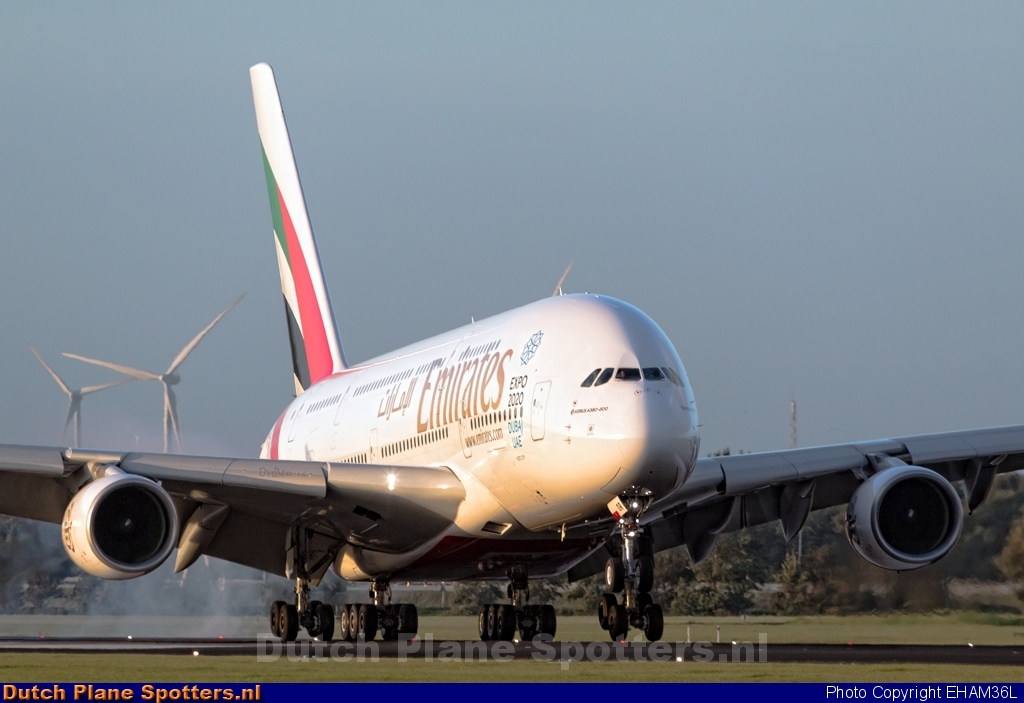 A6-EOR Airbus A380-800 Emirates by EHAM36L