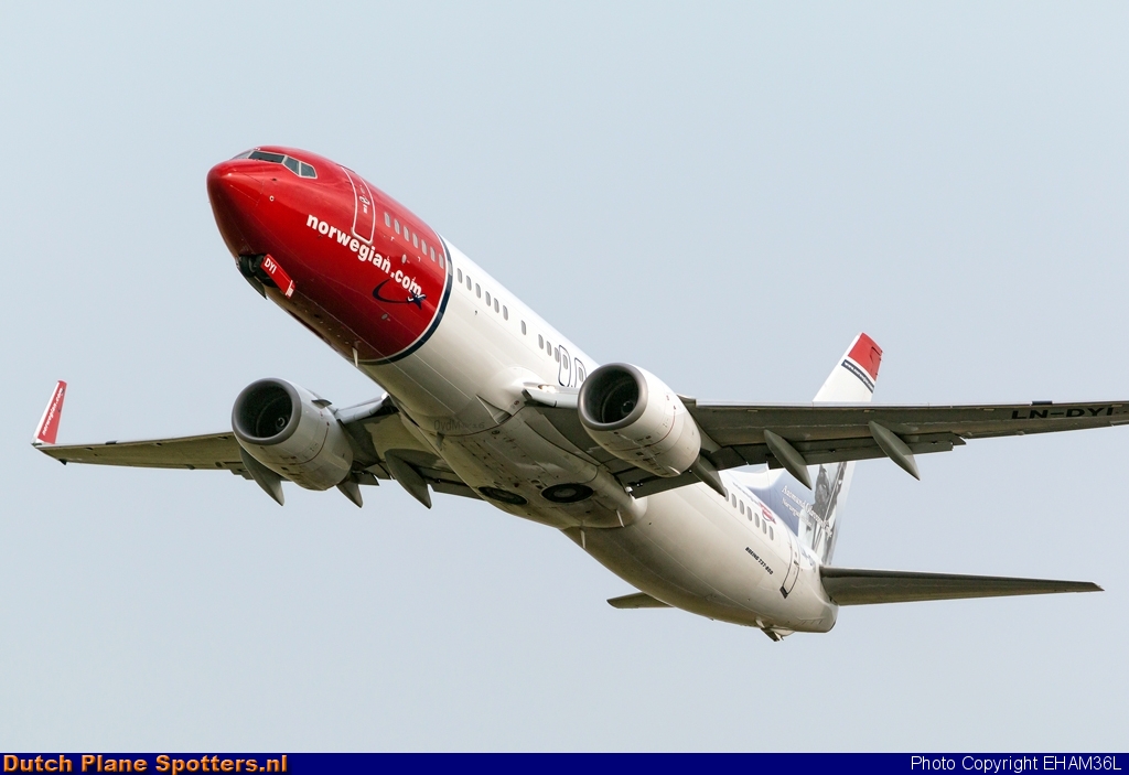 LN-DYI Boeing 737-800 Norwegian Air Shuttle by EHAM36L