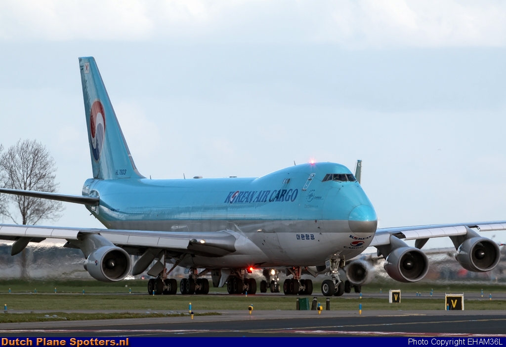 HL7603 Boeing 747-400 Korean Air Cargo by EHAM36L