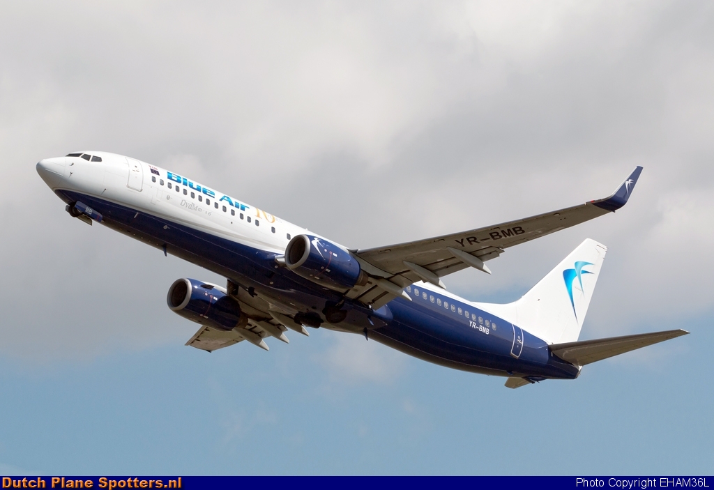 YR-BMB Boeing 737-800 Blue Air by EHAM36L