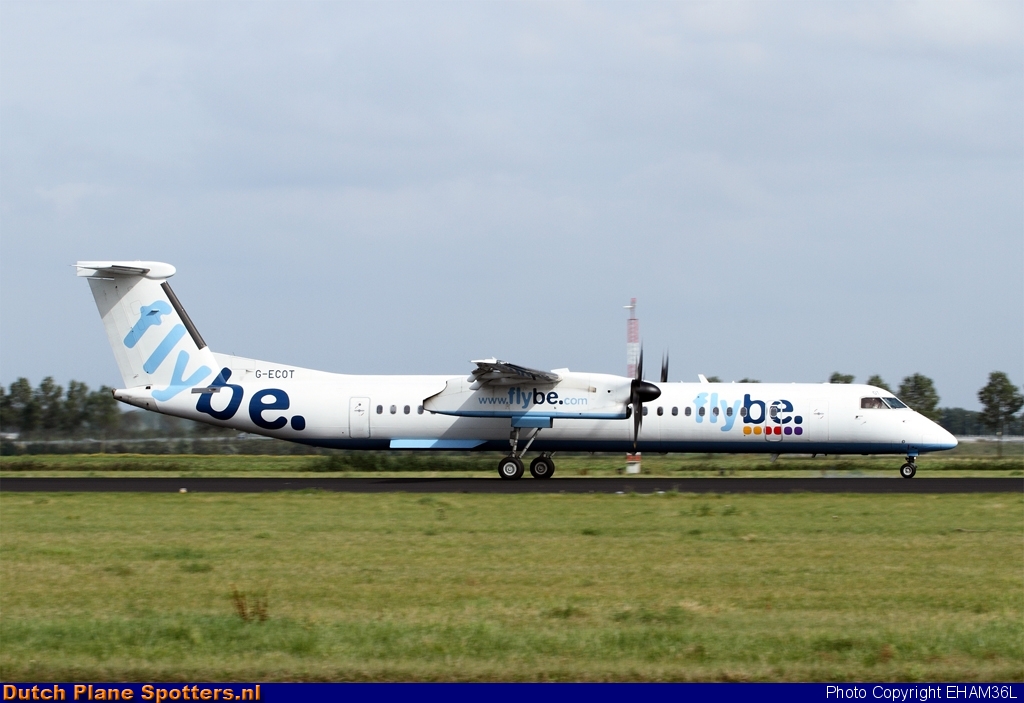 G-ECOT Bombardier Dash 8-Q400 Flybe by EHAM36L