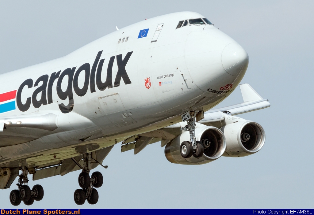 LX-UCV Boeing 747-400 Cargolux by EHAM36L