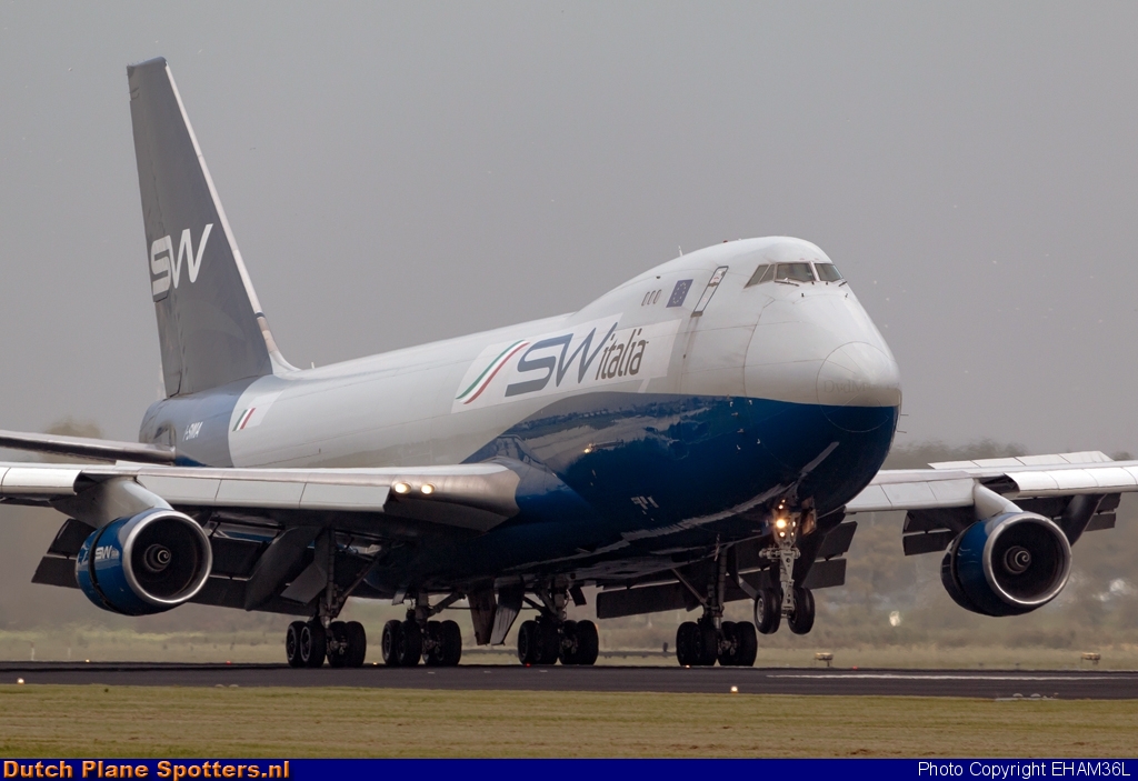 I-SWIA Boeing 747-400 Silk Way Italia Airlines by EHAM36L