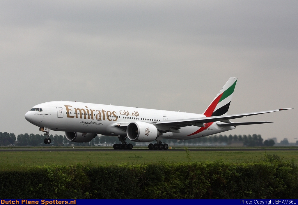 A6-EWI Boeing 777-200 Emirates by EHAM36L