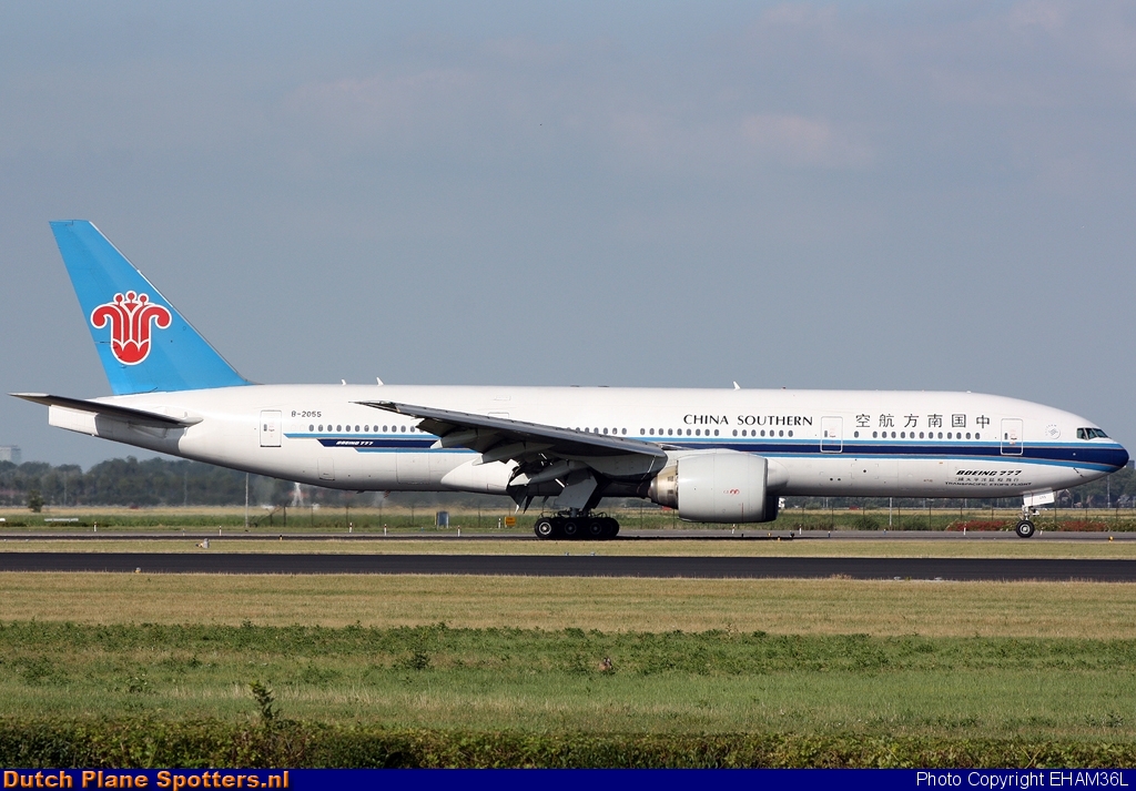 B-2055 Boeing 777-200 China Southern by EHAM36L