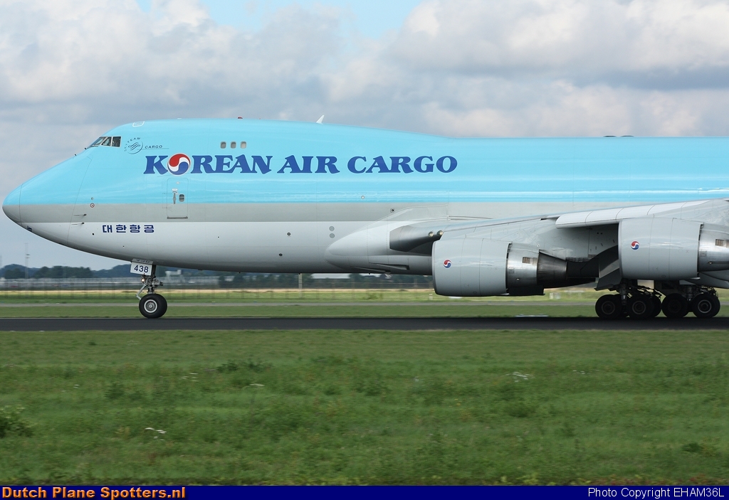 HL7438 Boeing 747-400 Korean Air Cargo by EHAM36L