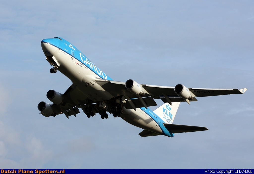 PH-CKA Boeing 747-400 KLM Cargo by EHAM36L