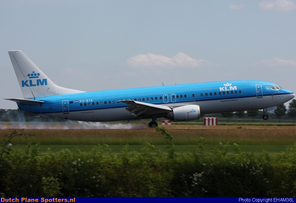 PH-BTA Boeing 737-400 KLM Royal Dutch Airlines by EHAM36L