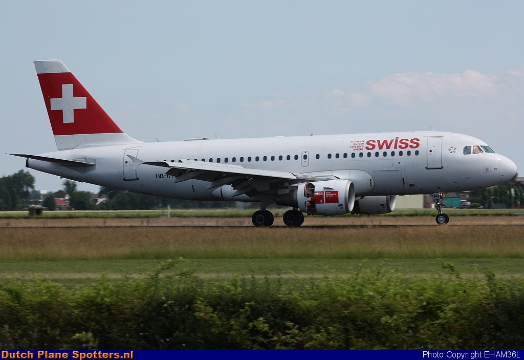 HB-IPR Airbus A319 Swiss International Air Lines by EHAM36L